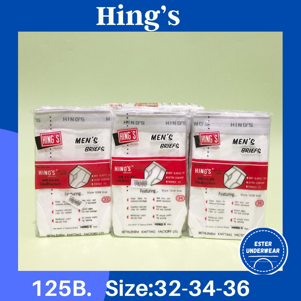 Celana Dalam Pria HINGS Merah | Lokal 125 LK ISI-1 Pcs