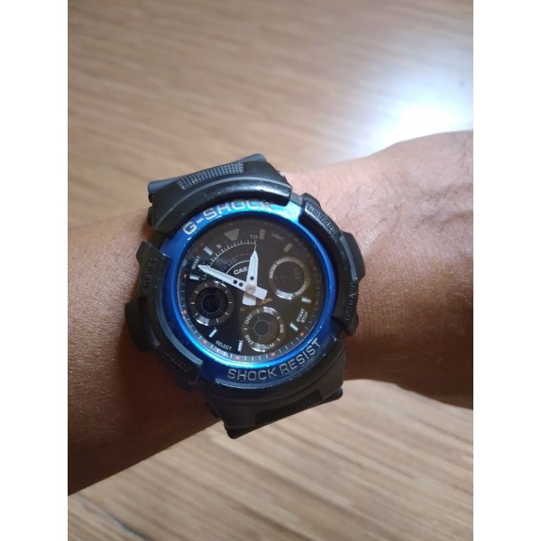 Jam tangan original bekas casio g shock aw 591ms