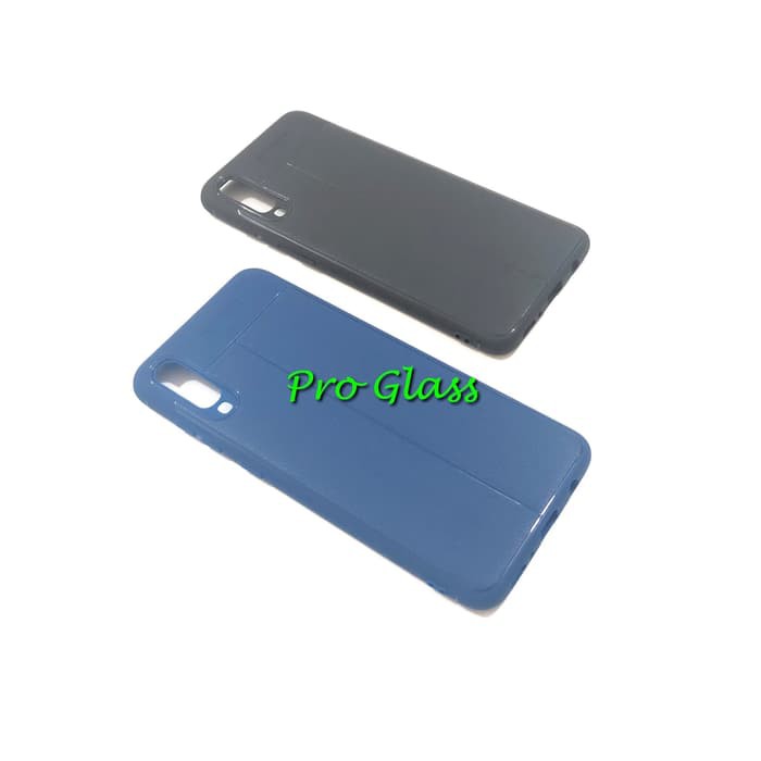 C102 Samsung A70 Auto Focus Case Premium TPU leather Silicon