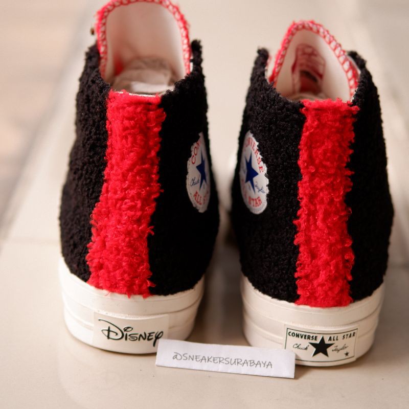 Kith x Disney x Converse Chuck Taylor 1970s Hi Black CT 70s CT 70s