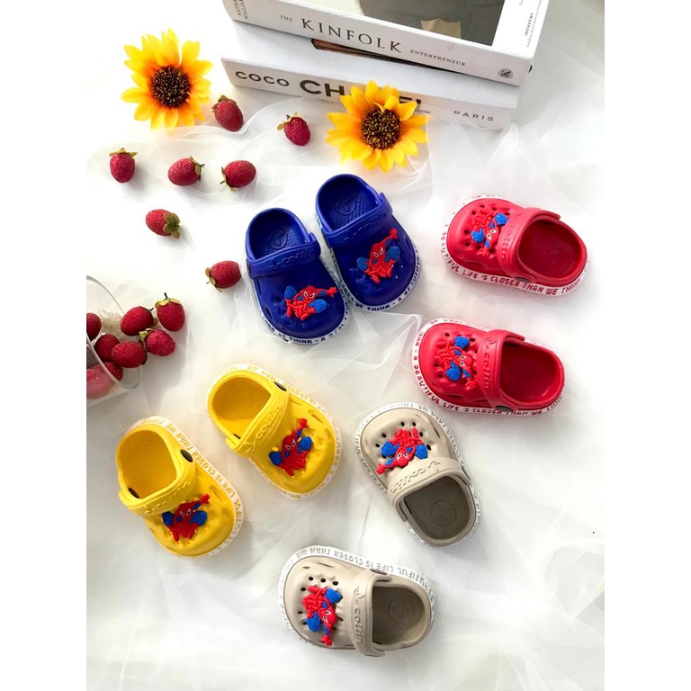 SANDAL SLOP BAIM MOTIF SPIDERMAN COLLIN A7110 (KNS)