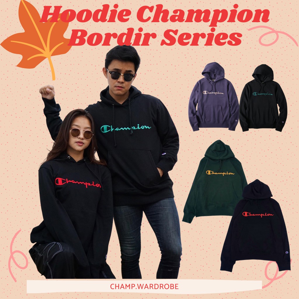 HOODIE CHAMPION ORIGINAL BORDIR SERIES