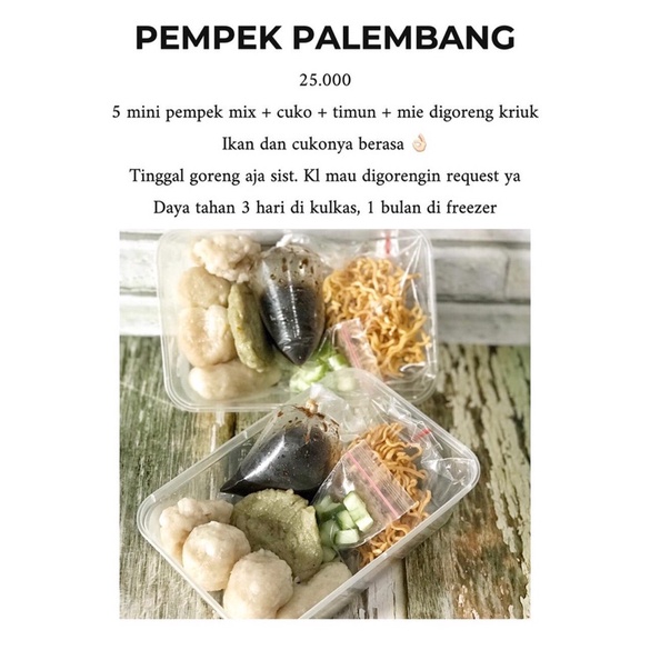 

Pempek Palembang Asli Halal Paket 25.000