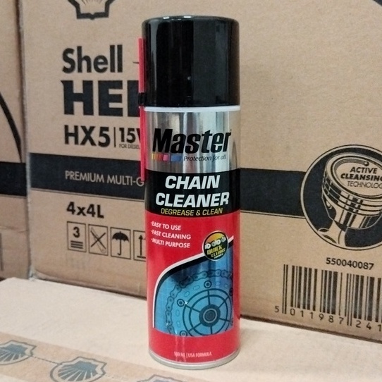 PEMBERSIH PENGKILAP RANTAI MOTOR MASTER CHAIN CLEANER 500 ML