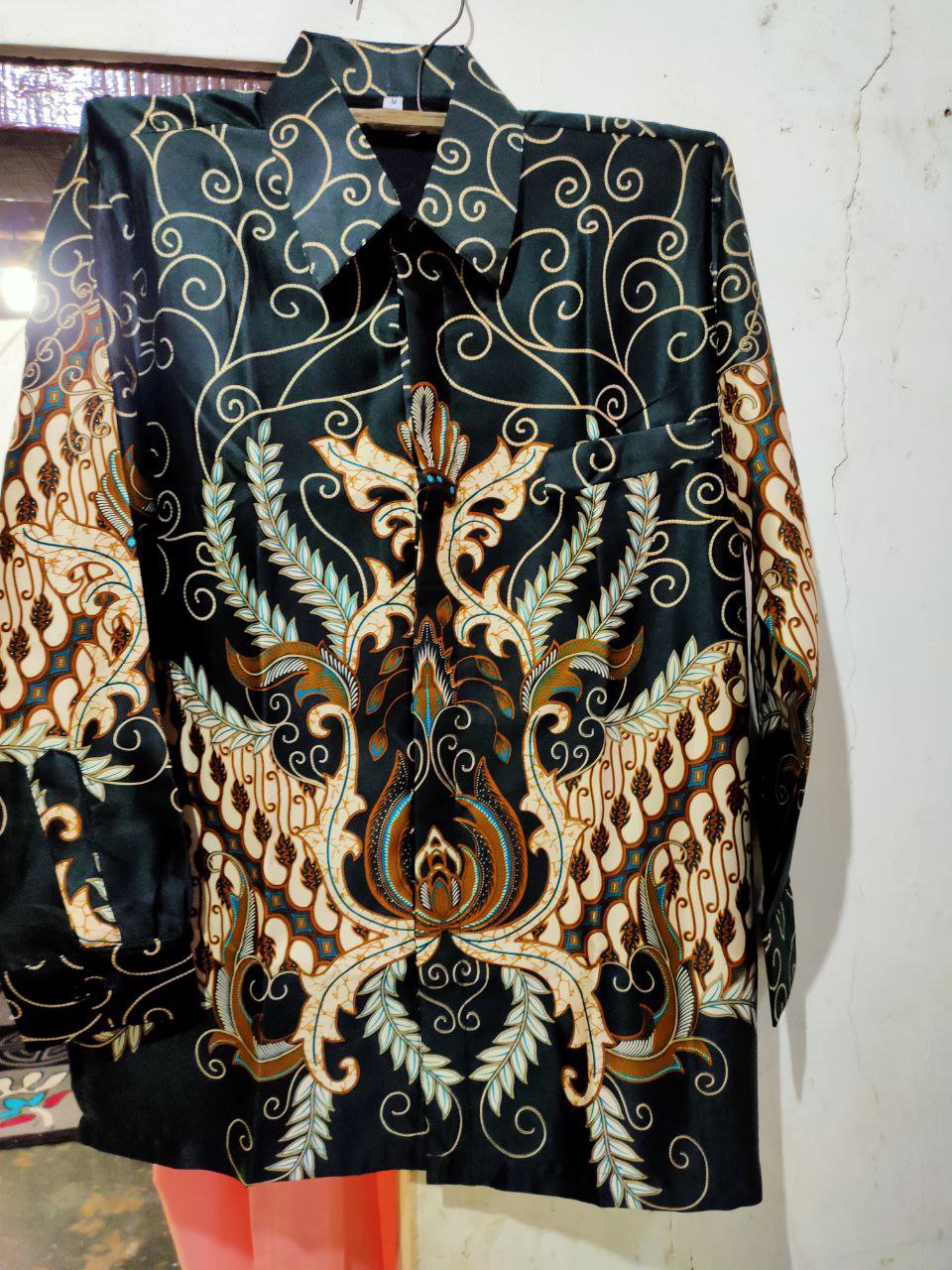 Kemeja Batik Semi Sutra Silky Premium Puring Istimewa