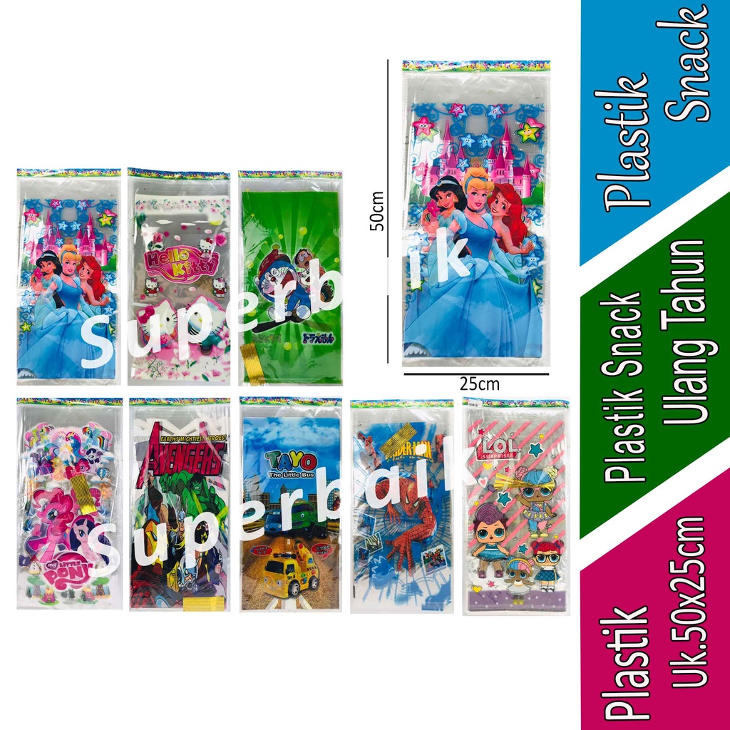 

Plastik Bungkus Snack - Plastik Snack - Plastik Snack Ulang Tahun