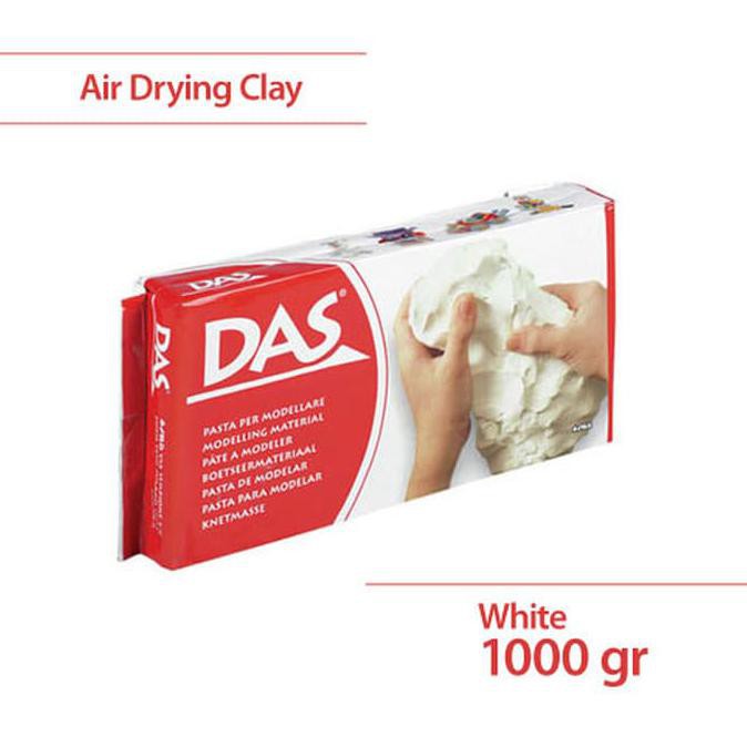 

DAS Air Drying Modelling Clay White 1000 gr MURAH