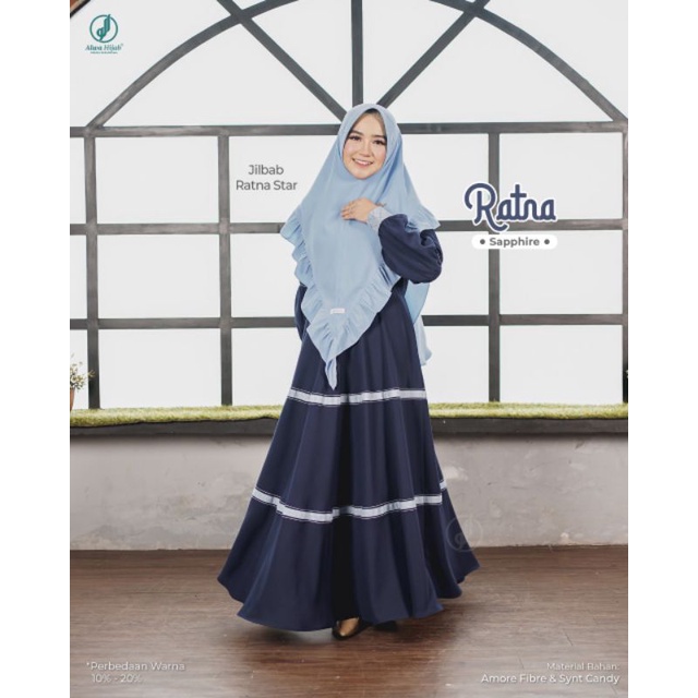 GAMIS GALIH RATNA RUBI HIJAB MOON • ALWA HIJAB