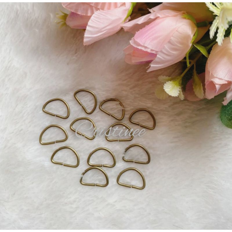 Ring D tipis ukuran 1,7cm ( 36pcs)