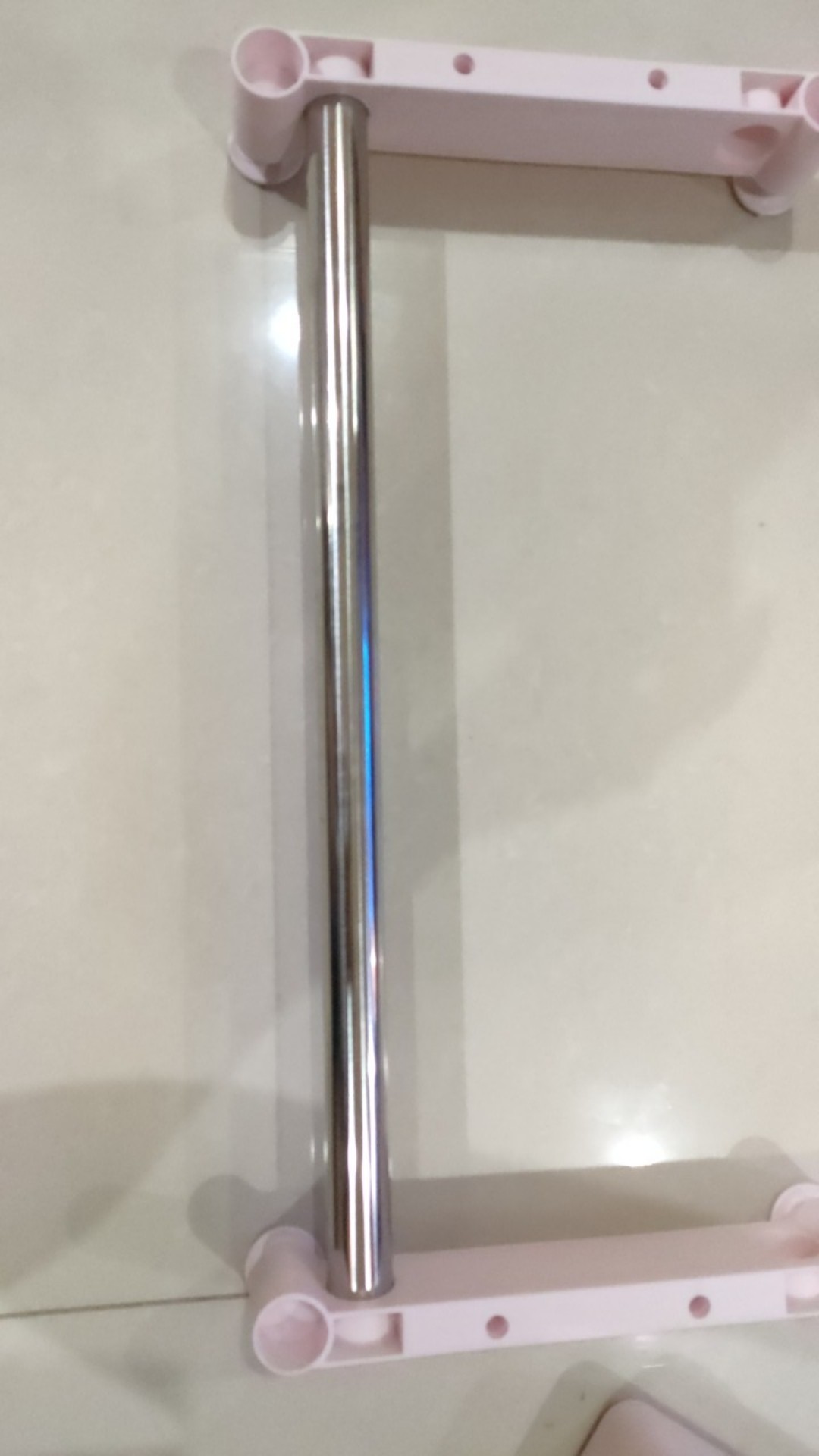 Ready Cod Rak Mesin Cuci Rangka Dengan Laci Gantung Hook Steinless Lengkap - Merah Muda