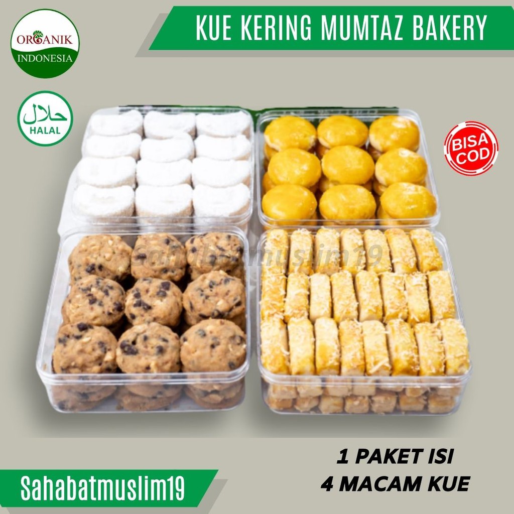 

PAKET Kue Kering Lebaran Mumtaz Bakery KUKER Nastar Kastengel Putri Salju Kue Lebaran