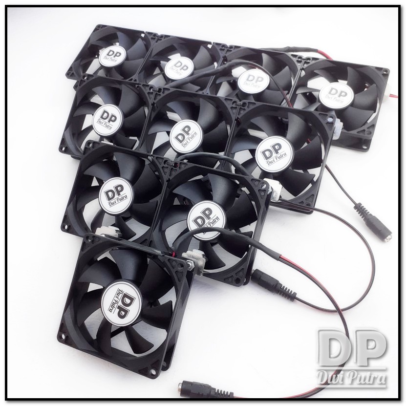 KIPAS AQUARIUM ( 8 CM ) BLACK FULLSET // HIGHSPEED RPM //AQUASCAPE PENDINGIN COOLING COOLER FAN