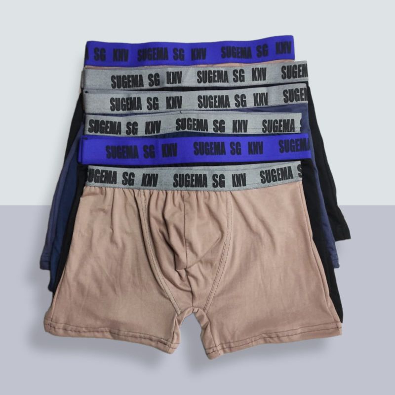 celana dalam pria boxer 6pcs premium smealess