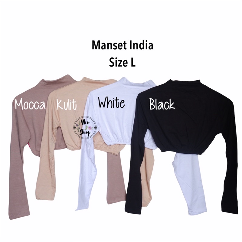 MANSET INDIA bahan Kaos Premium Size L