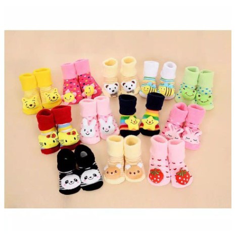 Kaos Kaki Bayi Anak Boneka 3D Motif Lucu