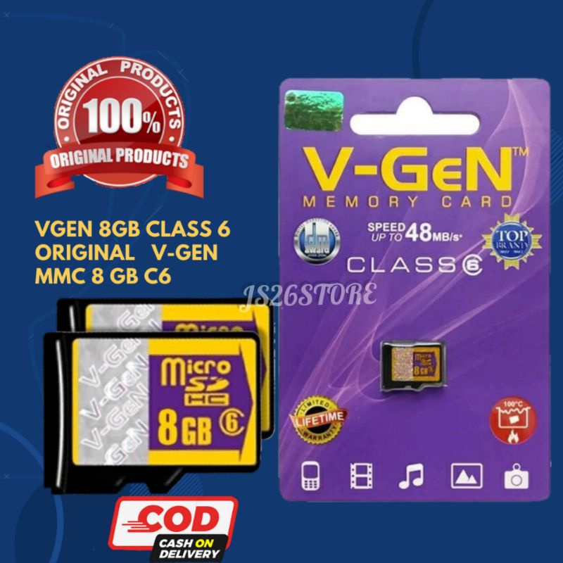 Kartu Memori V_Gen Memory SD V-GEN Micro SD Memory V-GEN