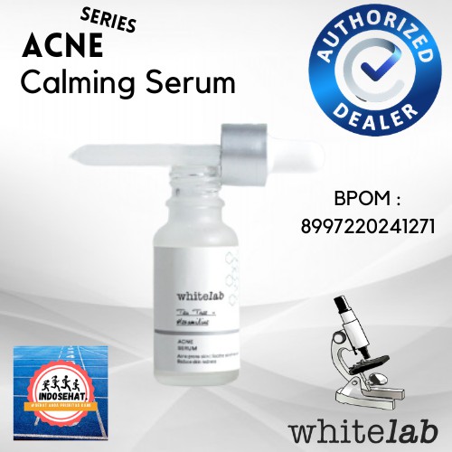 WHITELAB Acne Series Calming Serum - Serum Perawatan Pencerah Pelembab Kulit Wajah Sensitif Jerawat
