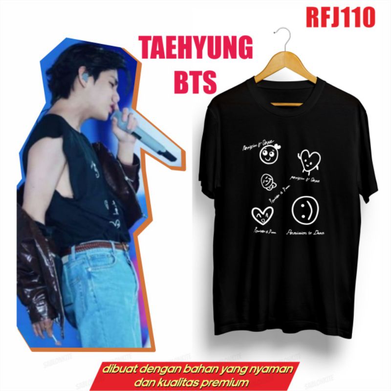 [READY] BTS TSHIRT KIM TAEHYUNG PERFORMANCE PERMISSION TO DANCE // TSHIRT V BTS