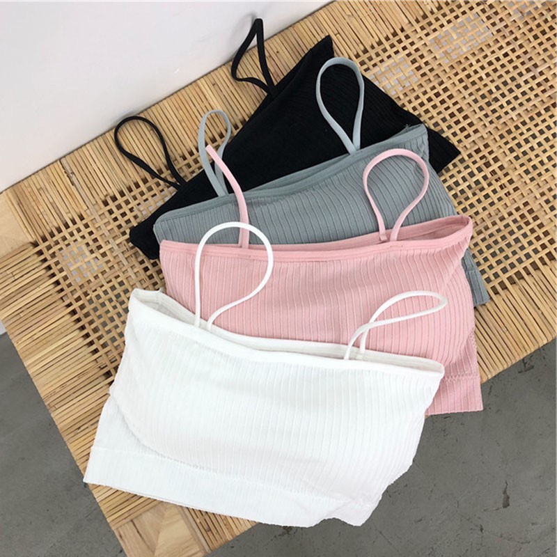 BRALETTE Rajut KEMBEN Diva - Kamisol Bahan Rajut Stretch Free Size Bralete Bralet Bra BH Sport Dalaman Inner