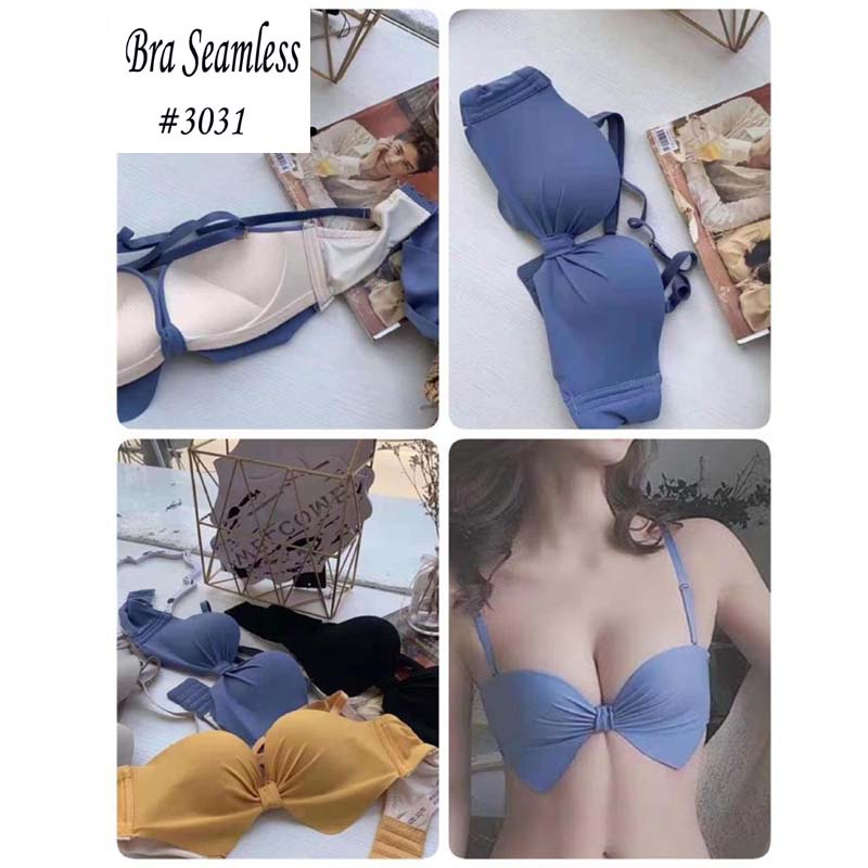 Bra Seamless Wanita model pita Busa Tanpa Kawat