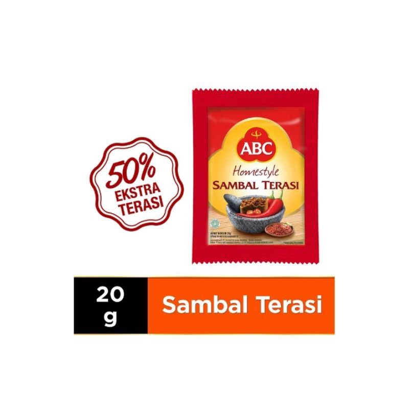 

ABC sambal terasi 10 x 20gr