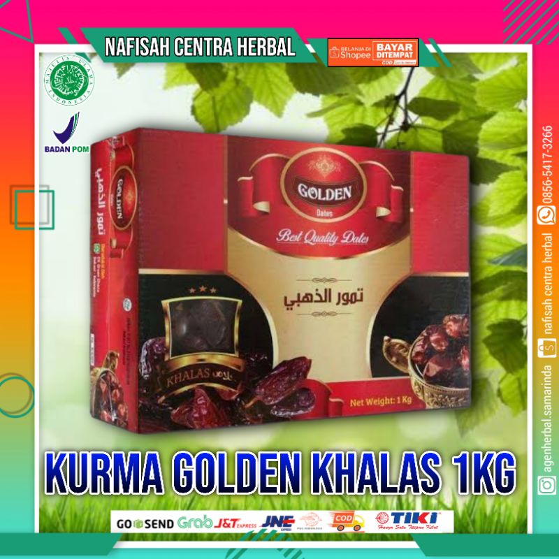 

Kurma Golden Dates Khalas 1 kg