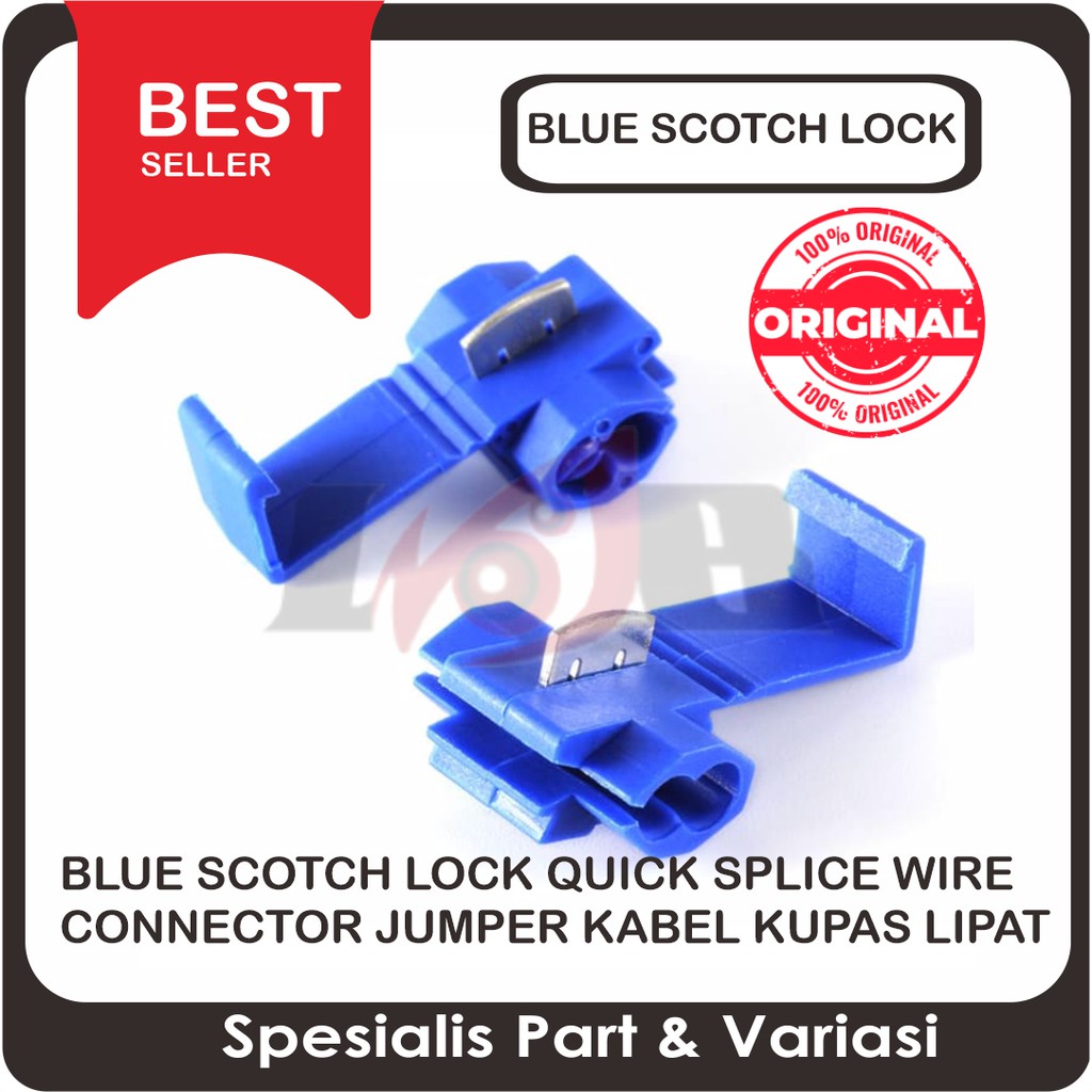 Connector Jumper Kabel Kupas Lipat Scotch Lock Quick Splice Wire