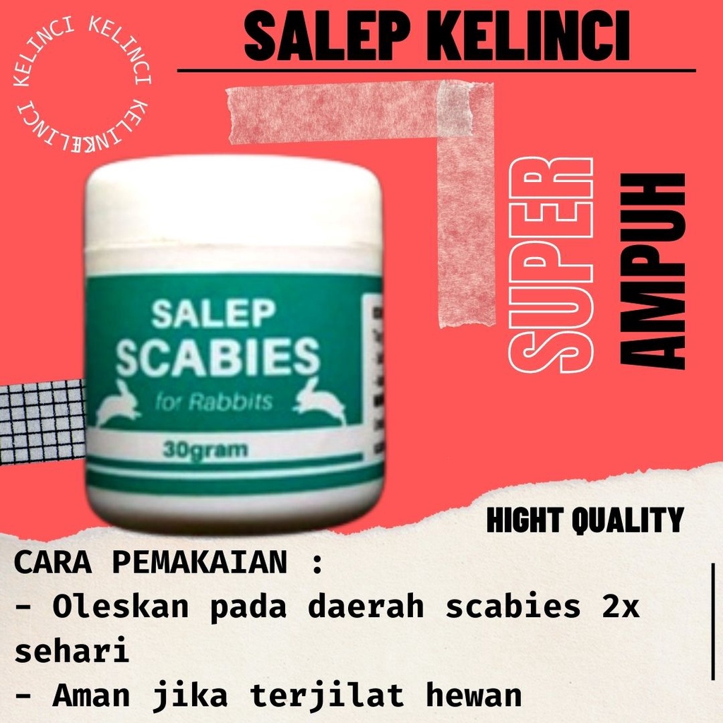 Obat Scabies Kelinci, Salep Scabies Kelinci, Scabies Kelinci FEZONE