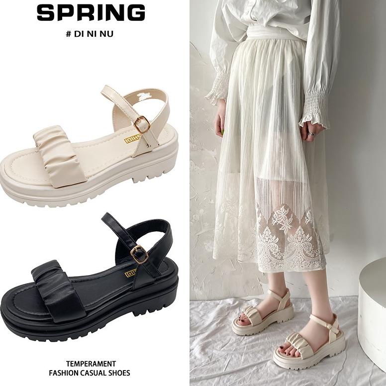 [COZY] Nona Sandal Tali Korea Fashion Wanita Import "Mnt31au22ᴿ"