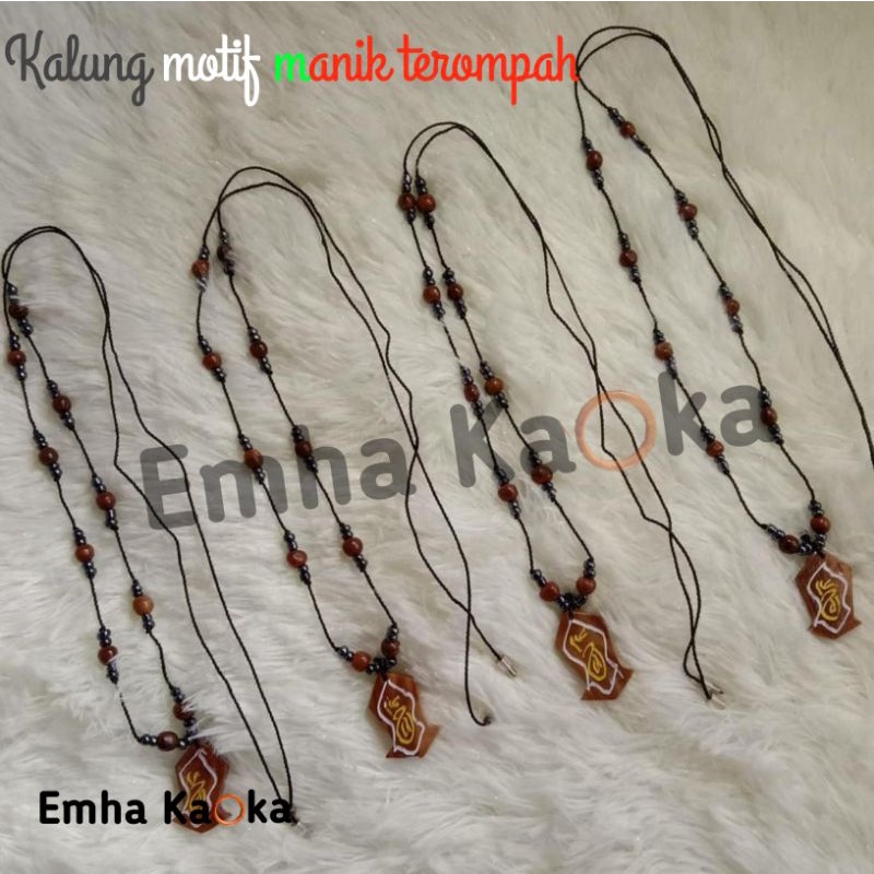 Kalung Kokka Original Manik Terompah kaokah kayu kesehatan kaoka asli kokah
