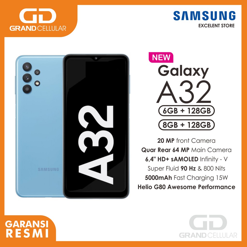 SAMSUNG A32 8GB RAM 128GB ROM - 6GB RAM 128GB ROM