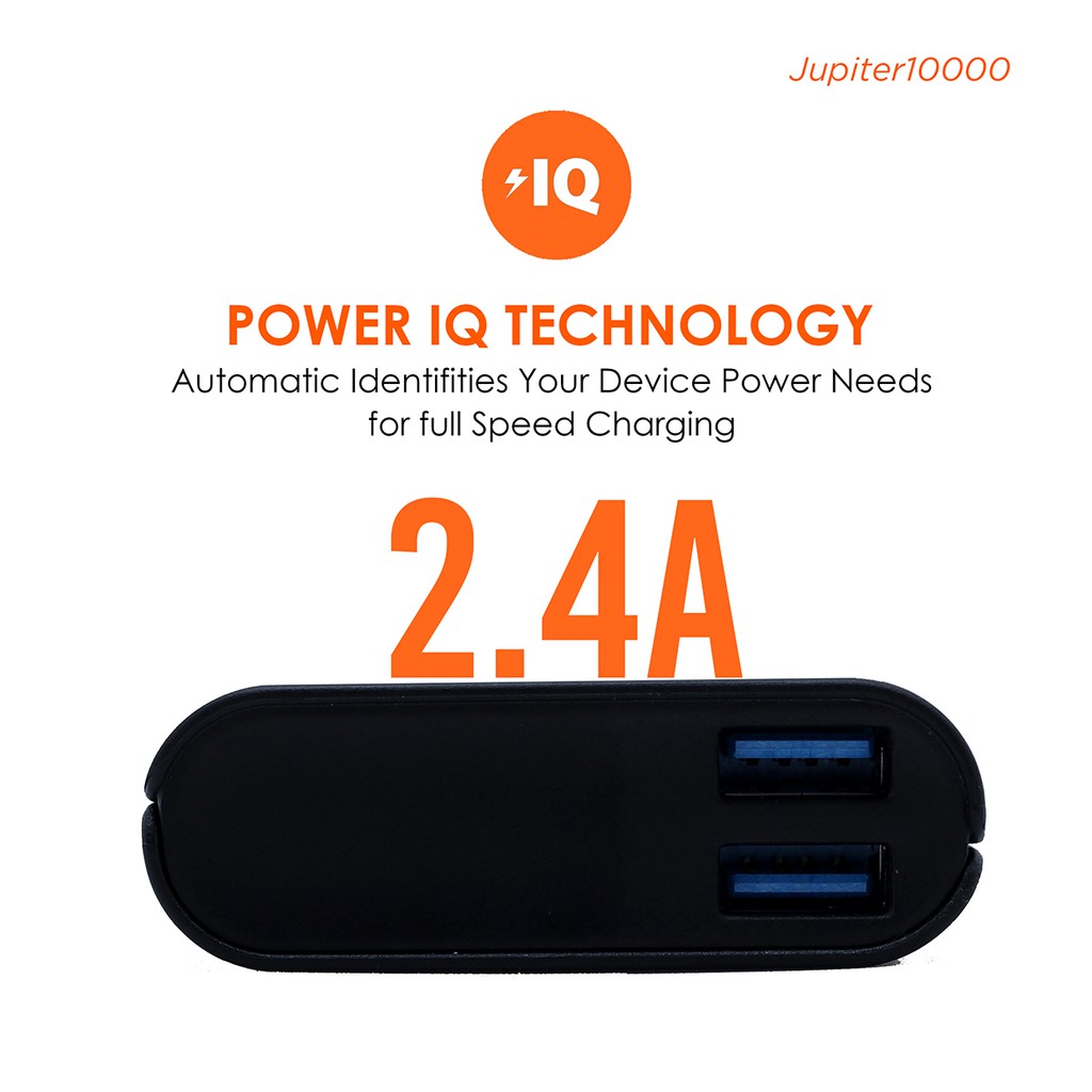 Powerbank 10000 MaH Fast Charging JETE Jupiter - Garansi Resmi  25 Bulan