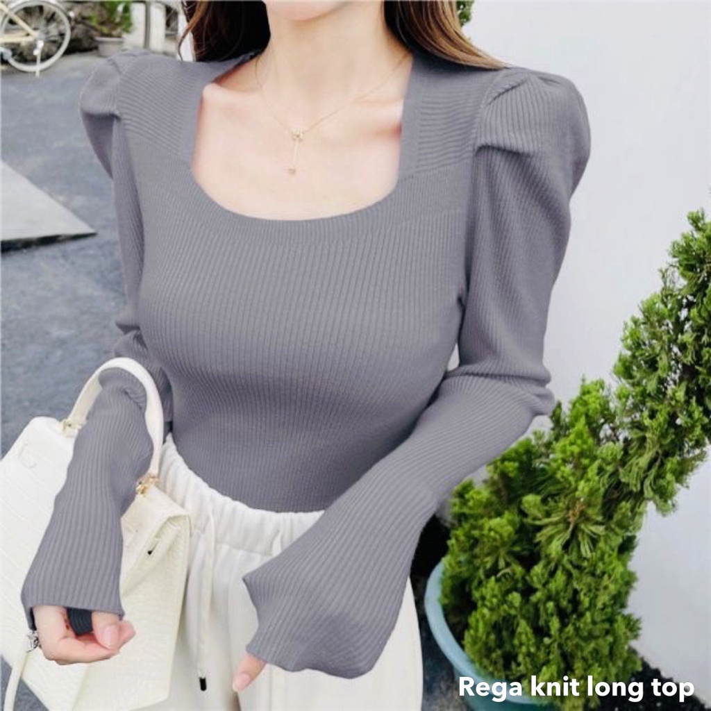 Rega knit long top - Thejanclothes