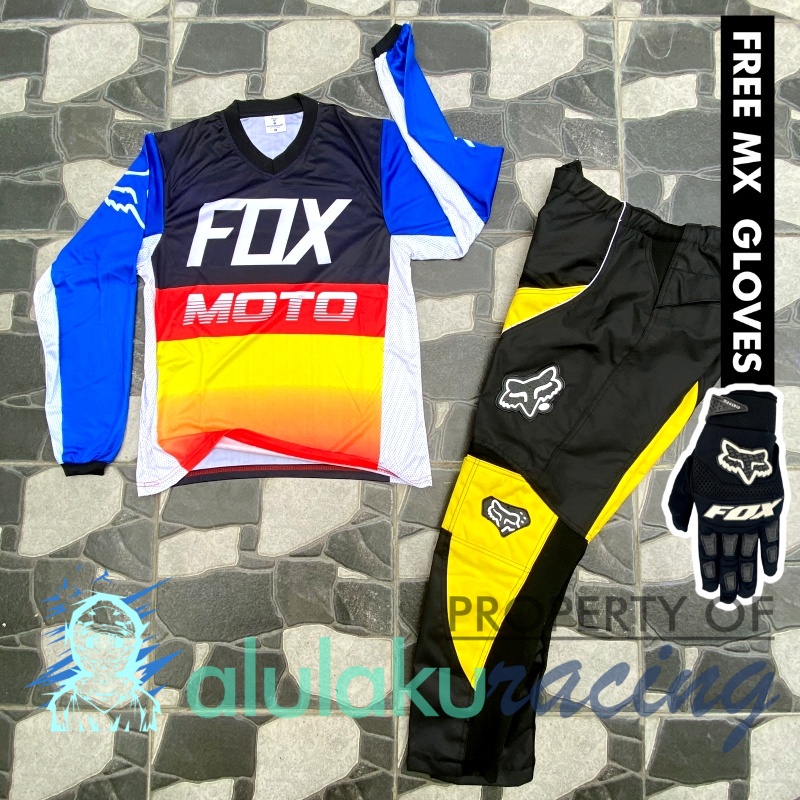 Jersey &amp; Celana MX Trail Motocross - Paket Bundling FOCT1215-F41