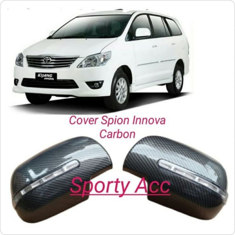 Cover Spion Innova Carbon Lampu