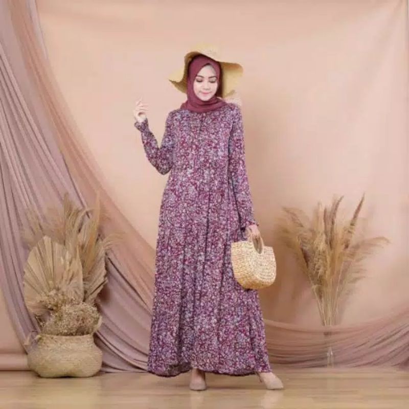 Ruffle DRESS JUMBO BUSUI LD 96 110 120 130 140 CM size S XL XXL XXXL XXXXL