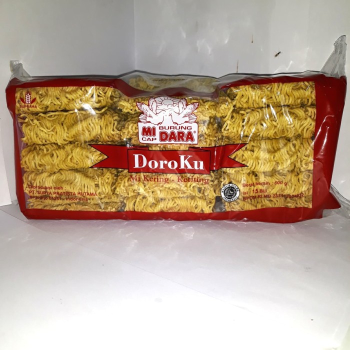 

Spesial Promo - Mie Keriting Mie Burung Data Doroku Isi 9 Bungkus X 600 Gr