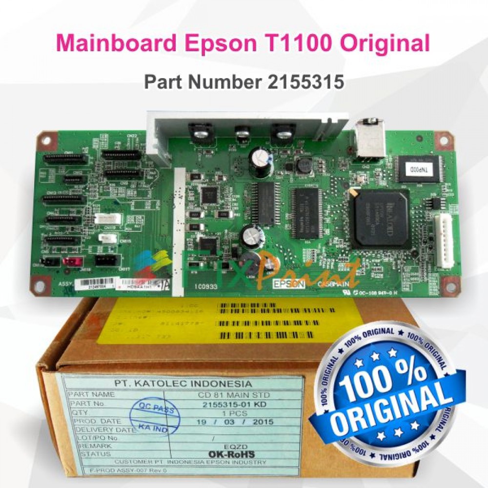 Board Printer Epson T1100, Mainboard T1100, Motherboard t1100 New Original