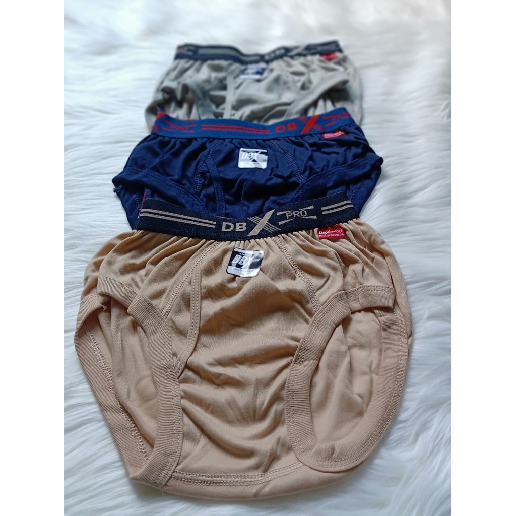 3 Pcs Celana Dalam Mayana Double Man - CD Pria Dewasa - Karet Boxer Mix 3 Warna