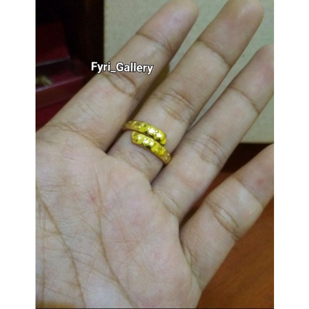 Cincin Koin91 Logam Asli