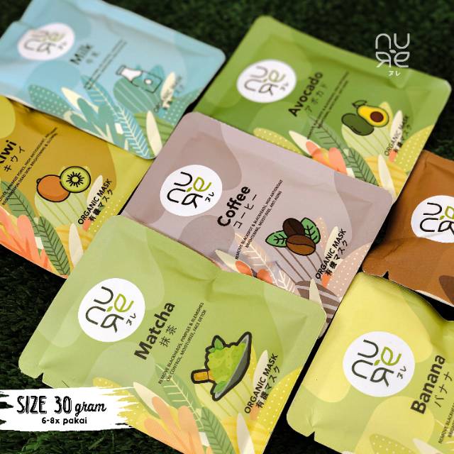 Organic Face Mask / Masker Wajah Organik by NURE