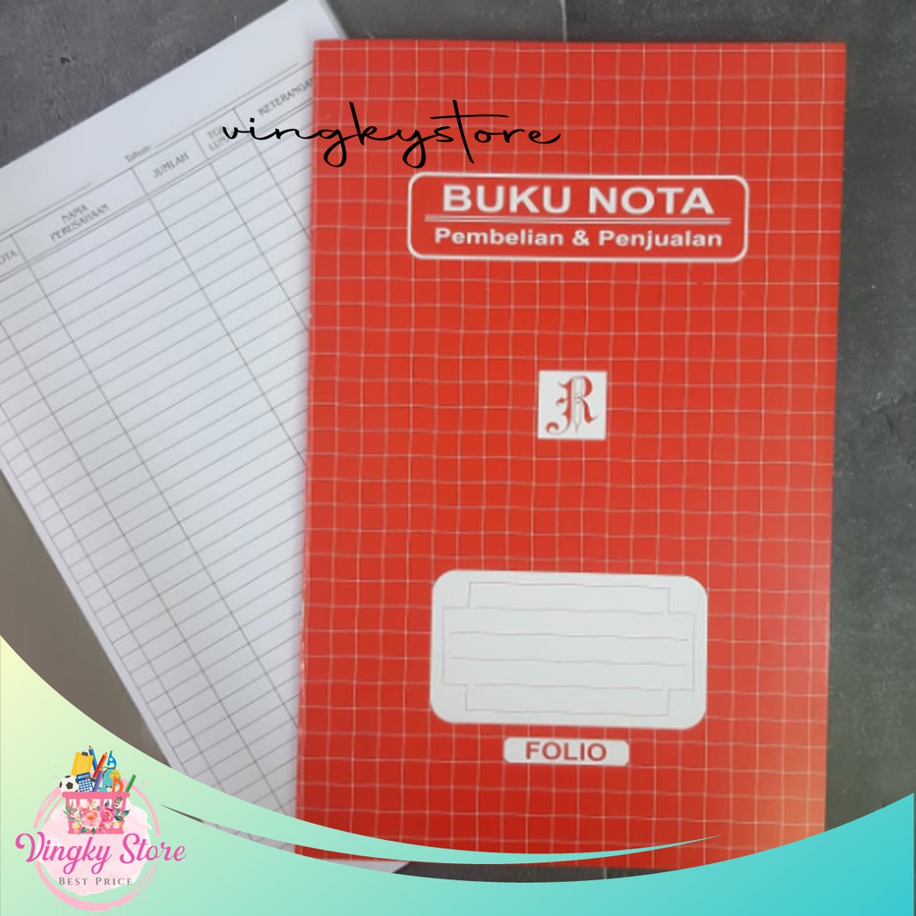 

Buku Nota Pembelian & Penjualan Folio