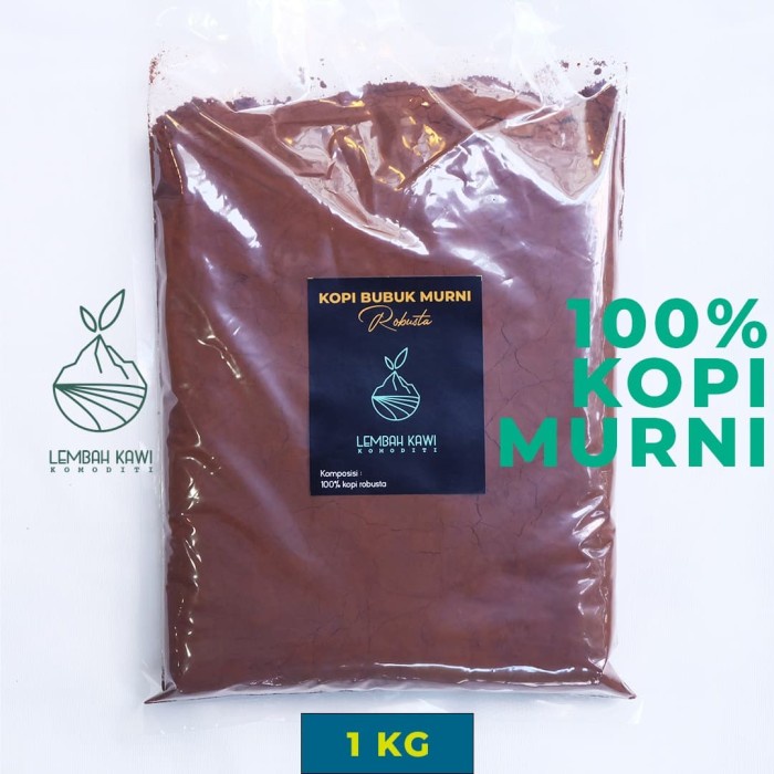 

(BISA COD) KOPI BUBUK MURNI ROBUSTA 1 KG KOPI HITAM ASLI MURAH BERKUALITAS