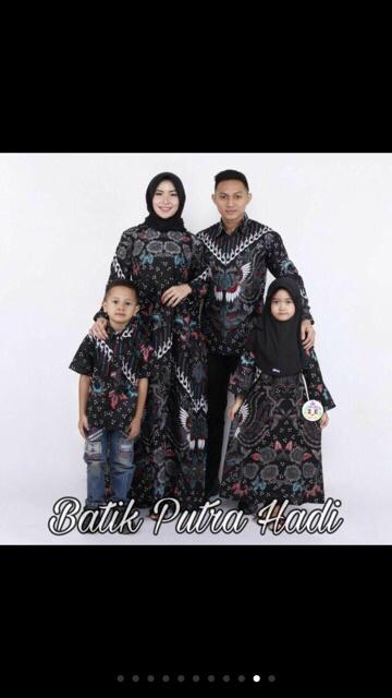 Batik Couple Keluarga Sania Ruffle Ori Ndoro Jowi Dnt Batik Couple Indonesia