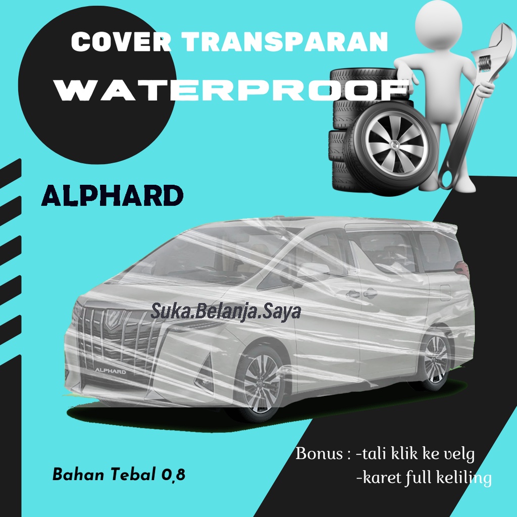 Body Cover mobil alphard Sarung Mobil alphard/innova lama/new alphard/all new alphard/hilux/hilux dc/hilux single cabin/hilux double cabin/altis/camry/brio