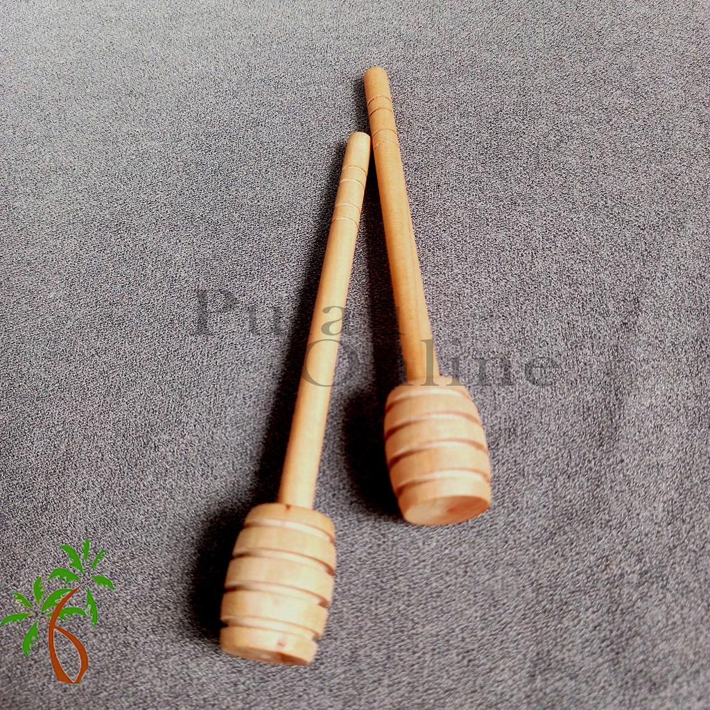 Sendok Madu Kayu 8cm 15cm Stik Adukan Stik Madu Honey Spoon Honey Dipper Stick Food Grade