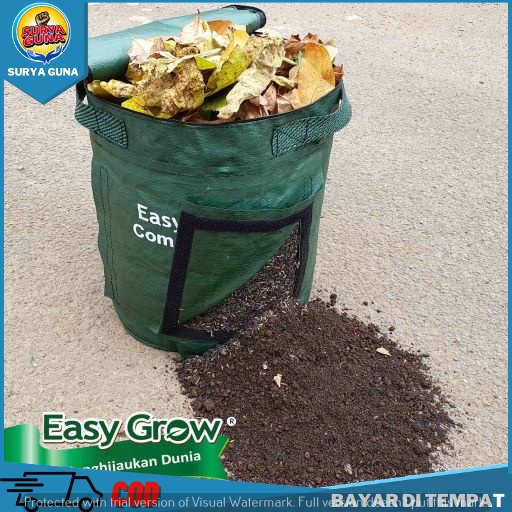 Compost Bag S ukuran 50 Liter kantong daur ulang sampah organik kualitas TERBAIK TERMURAH