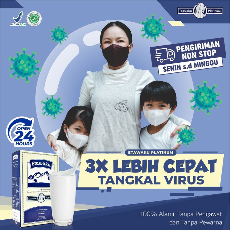 

Susu Kambing & Krimer Bubuk Etawaku Platinum/Susu Kesehatan/Susu Pelancar Asi