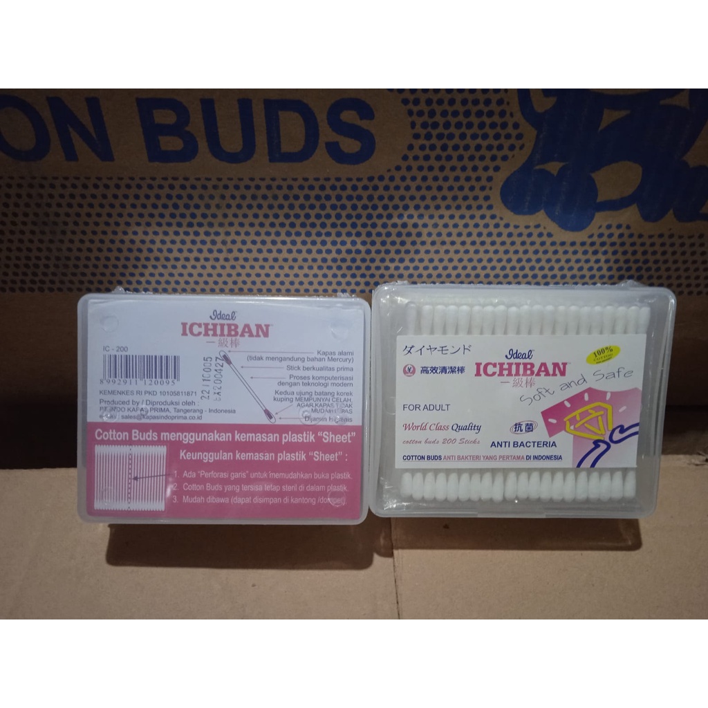 Ichiban Cotton Buds Box 200