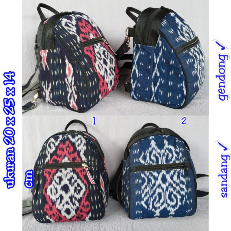Tas punggung tenun tas selempang tenun exclusive